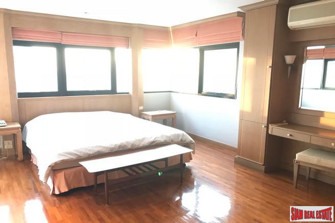 Sathorn Gardens | River and City Views from this Three Bedroom Condo for Rent at Sathorn, Bangkok